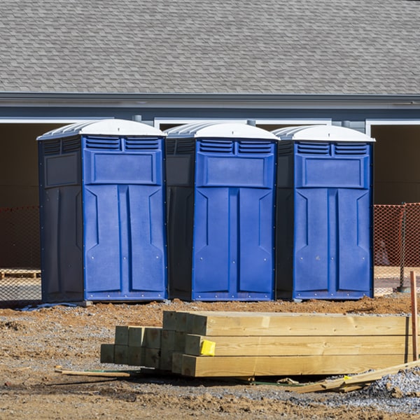 how can i report damages or issues with the porta potties during my rental period in Prospect Harbor Maine